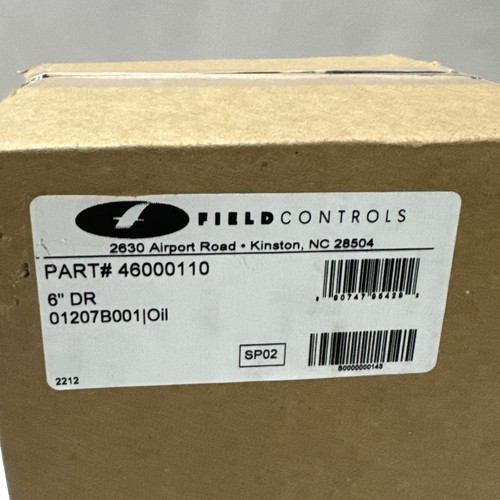 FIELD CONTROLS 46000110 6" DR DRAFT Regulator Dampener Unit 6” DR Unit - Picture 2 of 4