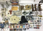 VINTAGE KENNER STAR WARS PARTS FIGURE CARDBACK & VEHICLE LOT -*READ DESCRIPTION*