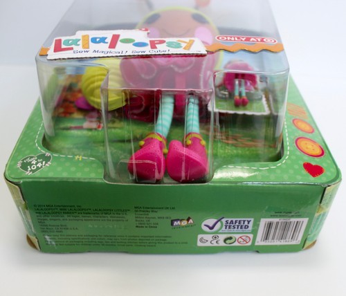 Lalaloopsy Pix E Flutters Large Doll 13" Pink Dress with Mini Lalaloopsy & Pet - Picture 8 of 11