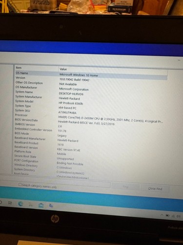 HP ProBook 6560b – i5-2450M / 4GB RAM / 256GB SSD / Windows 10 - Picture 7 of 12