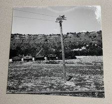 FOTO FELDBAHNLOK KIPPLORE  STROM UND LICHTMAST FOTO HAGANS 16.9.39 (AN2455)