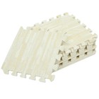  10 Stück ineinandergreifende Babyspielmatten mit Holzmaserung, Schaumstoff,