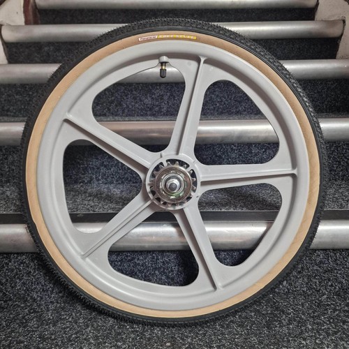 Skyway Tuff Wheels w/ Panaracer Freestyle Tyres & Freewheel Pair Old School BMX - Picture 16 of 27