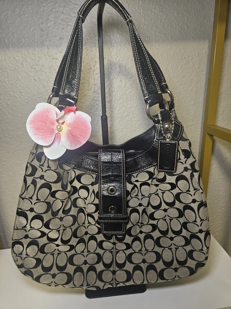 Coach Black Signature Hobo Bag | eBay