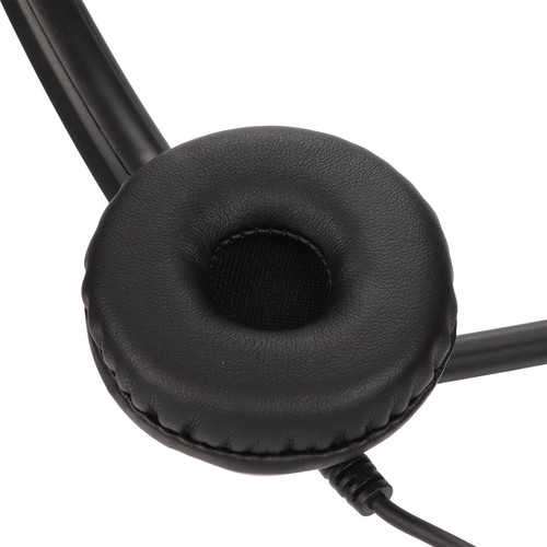 Telephone Headset Volume Adjustment Mic Mute Monaural 2.5Mm Business Headset IDM - Zdjęcie 1 z 12