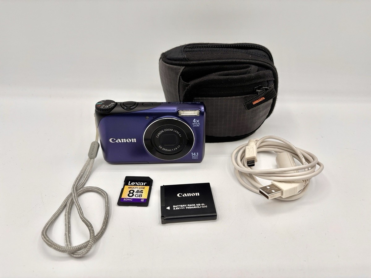 Canon PowerShot A2200 14.1 HDとBATTERYセット Amazon.com : Canon Powershot A2200 14.1 MP Digital Camera