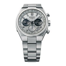 SEIKO ASTRON SBXY095 Gray Solar Radio Titanium Men's Watch New in Box