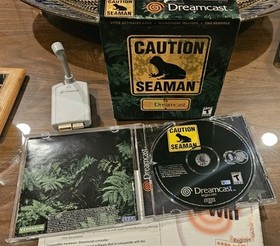 Seaman Sega Dreamcast 100% Complete w/ Mic, Tested, Excellent Condition