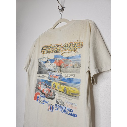Vintage y2k Portland Grand Prix Thrashed Distressed Grunge Worn Double Sided - Picture 7 of 10
