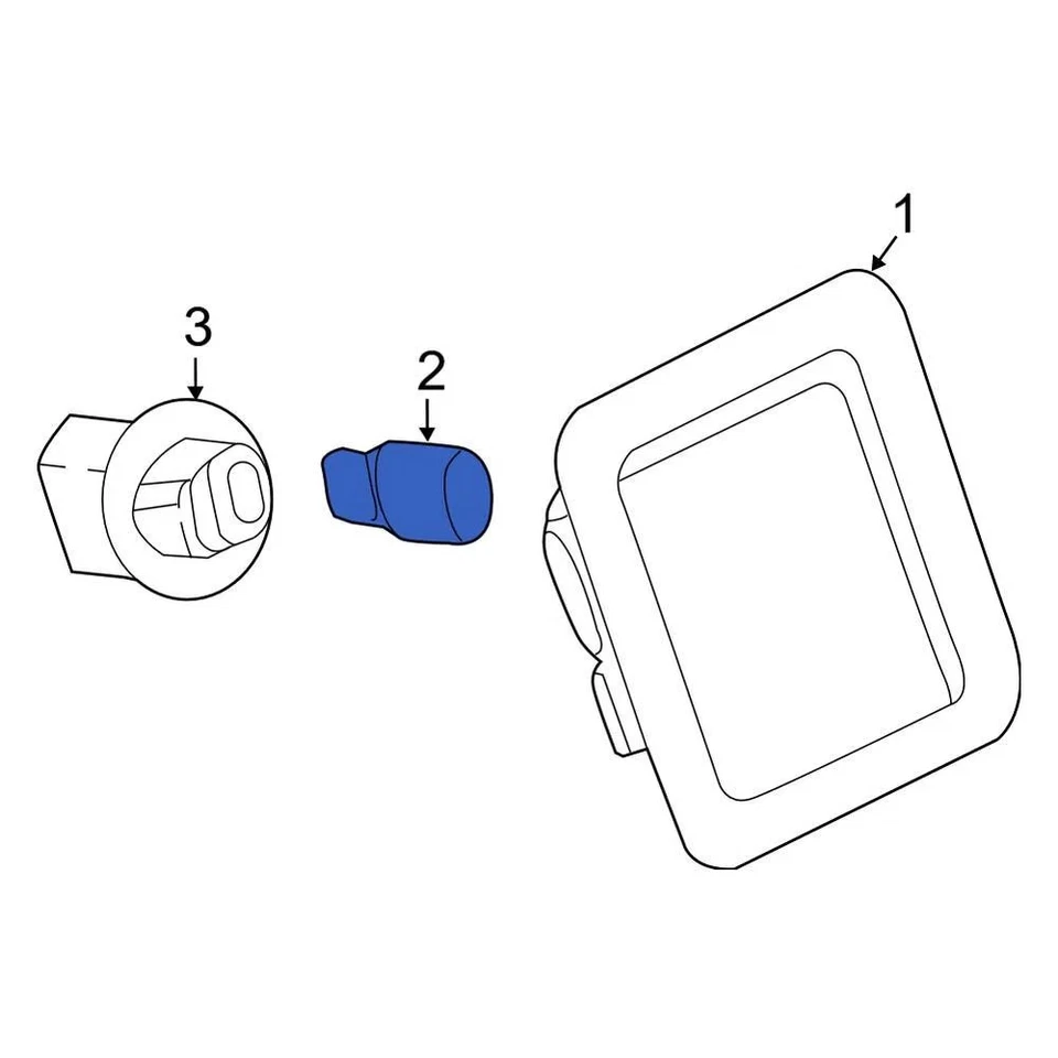 For Ford Mustang 1999-2004 Ford Side Marker Light Bulb Foto 4 de 4