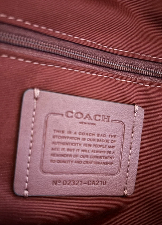 Coach Medium Backpack CA210 Nylon With Leather - Image 2 of 4