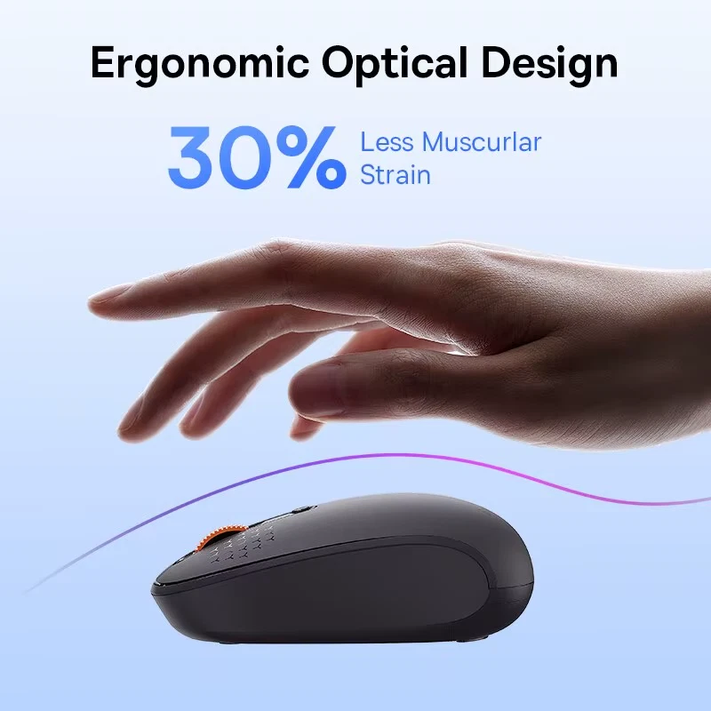 F01B Mouse Wireless Bluetooth 5.0 Mouse 1600 DPI Silent Click for Macbook Tablet - Image 4 of 4