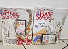Lotto Fiabe Sonore Fabbri 21 e 22 con Musicassetta (NUOVI)