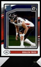2024 Donruss Optic #212 Bralen Trice Rookie Atlanta Falcons