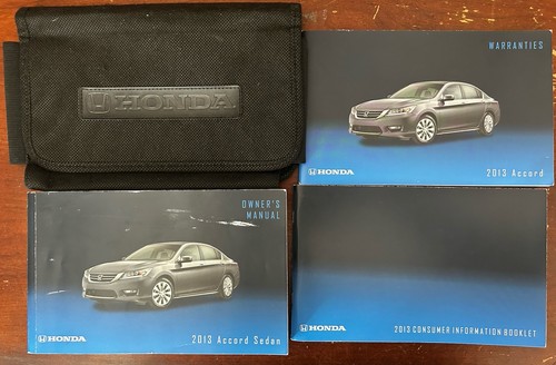 2013 Honda Accord Owners Manual, Warranties & Consumer Information Booklet - Bild 1 von 2