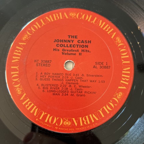 JOHNNY CASH Vinyl Menge 3 LP Schallplatte HARMONY, Man In Black, Greatest Hits Vol. 2 - Bild 14 von 24