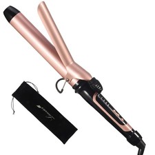 1.25 Inch Long Barrel Curling Iron 1 1/4 Inch Curling Iron for Medium to Long...