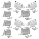  50pcs Shelf Clips: Iron Shelving Clasps - Cabinet Shelf Brackets - Iron