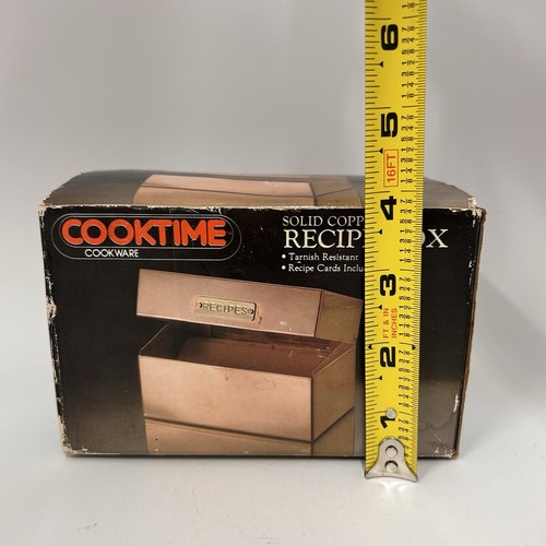 Ricettario Vintage NOS Rame Massello Confezione Originale Cucina Cooktime LEGGI - Foto 7 di 14