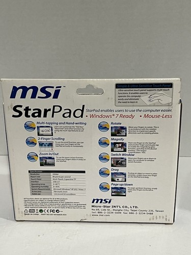 MSI StarPad USB Track Pad New Old Stock. Rare - Picture 4 of 6