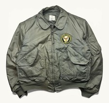 Vintage Men  s Alpha Industries CWU-45 Cold Weather Flight Jacket Sz XL Military