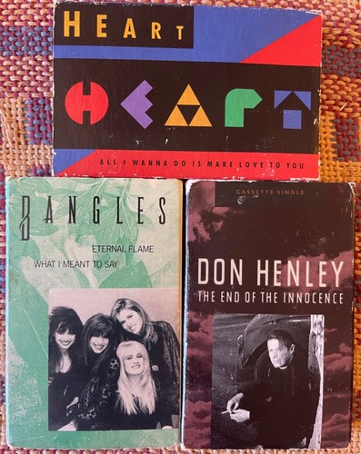 9Cassette Singles Lot! Bon Jovi Poison Lita Ford Billy Idol Heart Bangles Henley - Picture 5 of 6