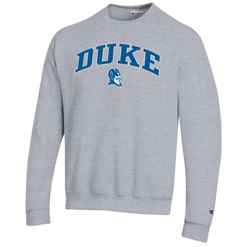 Herren - Champion Heather Gray Duke Blue Devils Arch Over Logo Pullover Sweatshirt - Bild 2 von 3