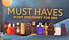 Mens 11 Pc. Fragrance Sampler Cologne Gift Set For Men W Certificate Designer