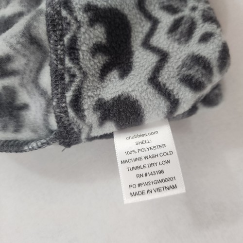 Chubbies hat The Cozy Cap fleece snood beanie gray mens unisex $24.50 - Picture 10 of 10