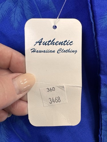 New Pacific Legend Hawaii Size 2XL Sleeveless Blue Hawaiian Tropical Dress - Picture 11 of 14