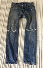 levis mens 511 slim fit jeans 30X32 Well Worn Perfect For Repurposing/patching