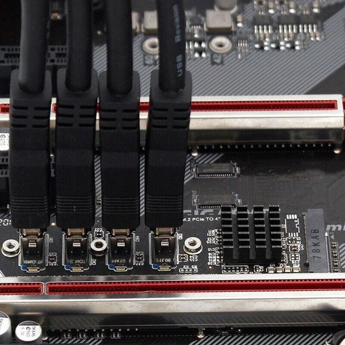 USB 3.0 PCI-E Riser Card M.2 to PCIE Extender Adapter Card 4 Port Adapter Card - Picture 9 of 9