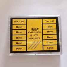 50PPcs Quick Release Stainless Watch Strap Spring Bars Pins Kit 1.5mm  1.8mm g