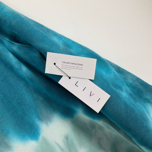 Livi Lane Bryant Hoodie Sweatshirt Tie Dye Blue/Green Size 14/16 NWT - Picture 4 of 8