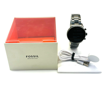 Fossil Gen 4 Smartwatch Explorist HR 45mm - Black Strap (FTW4012