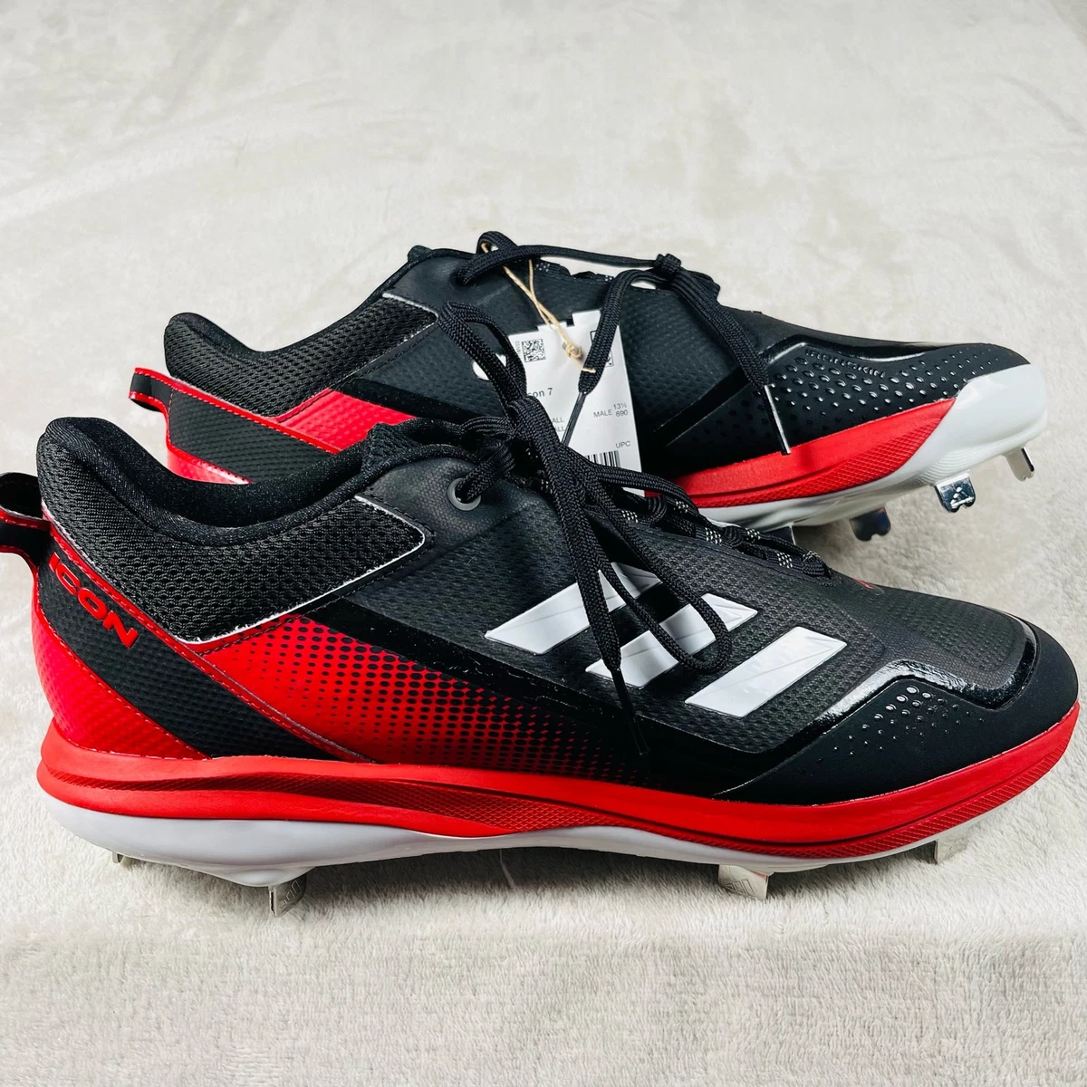 Adidas Cleats Adizero 2015 Cincinnati Red Gold Black Mens 14 NEW Baseball 753001 adidas Red Baseball & Softball Cleats for Men for sale | eBay main image 4