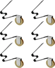 4pcs Sliding Screen Door Rollers for M-Shaped Tension as shown in the picture 