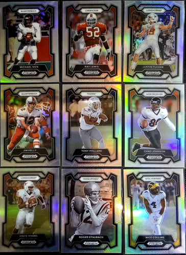 2024 Panini Prizm Draft Picks Football Silver Purple Green Parallel You Pick! - Picture 57 of 94