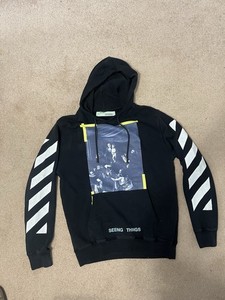 トップス OFF White sweat pullover Authentic OFF-WHITE Virgil Abloh “Main Label” TEMPERATURE