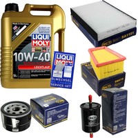 Inspektionskit Filter Liqui Moly ÖL 5L 10W-40 FüR Dacia Logan MCV Ks_ 1.6 16V