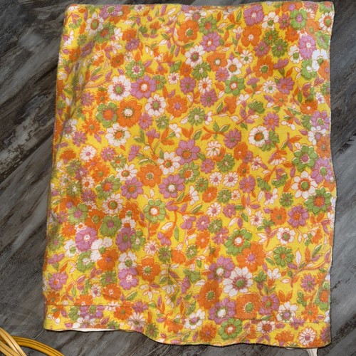 Vintage Rexall Super Deluxe Heating Pad 70’s Yellow floral Flowers Thermostatic - Picture 6 of 19