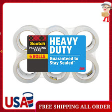 3850-6 1.88 in x 54.6 yds. Heavy Duty Shipping Packaging Tape (6 Rolls per Pack)