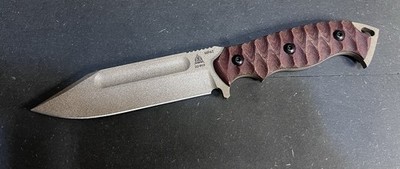 Tops Knives M-PAT Tan Canvas Micarta Outdoormesser Neu / No Cut / No Carry