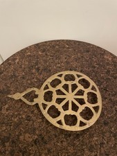 Messing Untersetzer Topfuntersetzer Vintage Retro Gold