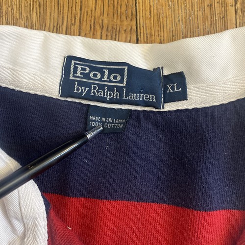 Vintage Polo Sport Rugby Style Ralph Lauren Bear Langarmshirt Gr. XL - Bild 3 von 13