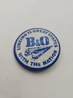 1950’s Vintage Post Cereal B&O Baltimore & Ohio Miniature Railroad Tin Sign