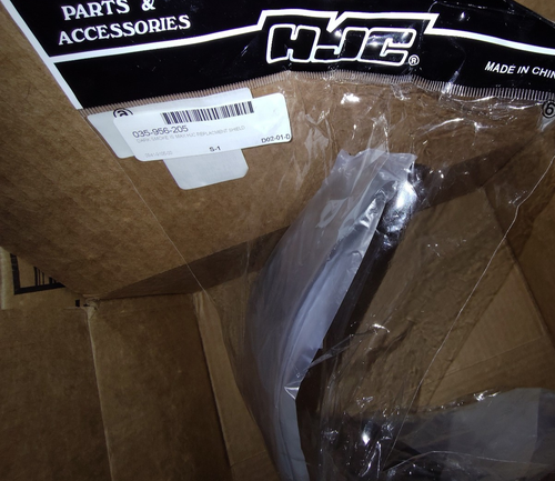 HJC HJ-17 CASCO HUMO OSCURO ESCUDO VISERA SIN USAR - Imagen 8 de 18