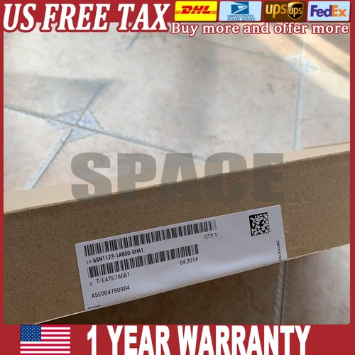 Siemens 6SN1123-1AB00-0HA1 PLC Module 6SN1 123-1AB00-0HA1 New US FREE TAX - Picture 1 of 2