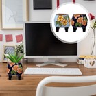  Set of 2 Mini-Blumentöpfe Sukkulenten Sukkulententopf Pflanzentopf