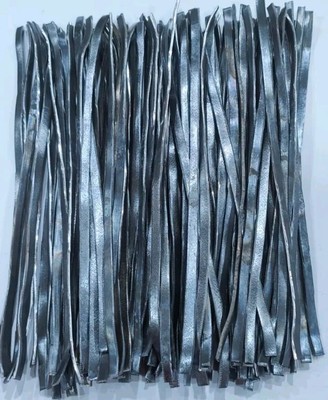 Bleischmelztiegel, 100 Bleischweißstäbe (6 Zoll lang) 